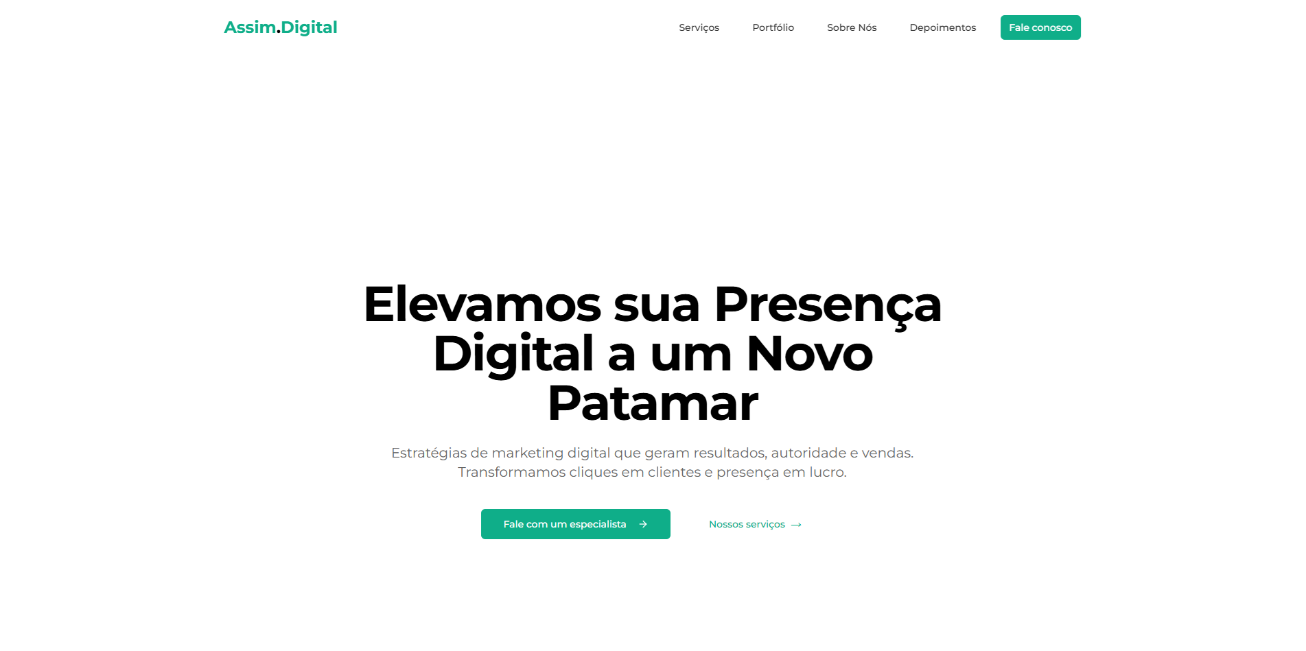 Studio Assim Digital Website